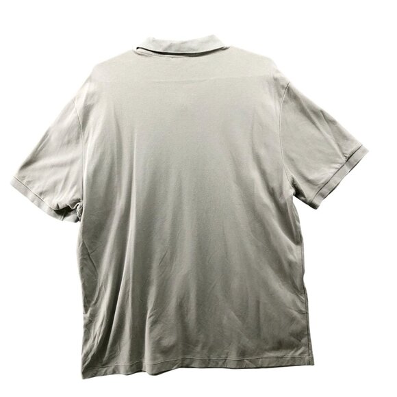 Uniqlo x Theory Airism Polo Shirt Mens XL Short Sleeve 1/4 Zip Sage Green - Picture 2 of 9